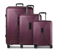 Redolz Essentials 14 4 wheels Suitcase set 3-piece Expandable red