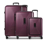 Redolz Essentials 14 4 wheels Suitcase set 3-piece Expandable red