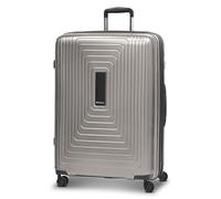 REDOLZ Essentials 14, Coffee Grey Metallic, Trolley L+ (77 cm) erweiterbar, Hard shell trolley with swivel castors