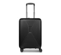 REDOLZ Essentials 14 Regular Items, Black Metallic, Kabinen Trolley (55 cm), Hard shell trolley with swivel castors