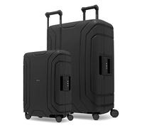 Redolz Essentials 15 4-wheel 15 Suitcase set S+L with Three-Point Lock black