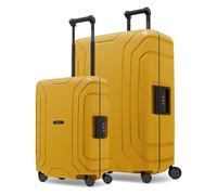 Redolz Essentials 15 4-wheel 15 Suitcase set S+L with Three-Point Lock yellow