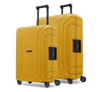 Redolz Essentials 15 4-wheel Suitcase set (M+L) with Three-Point Lock yellow