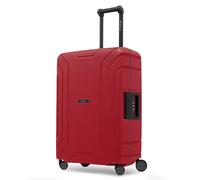 Redolz Essentials 15 4-wheel trolley 65 cm with three-point closure red