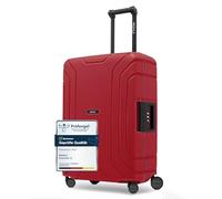 REDOLZ Essentials 15 Regular Items, Classic red, Koffer M (65 cm), Hard shell trolley with swivel castors