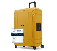REDOLZ Essentials 15 Regular Items, dunkelgelb, Koffer L (75 cm), Hard shell trolley with swivel castors