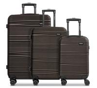Redolz Essentials 16 3-SET 4 wheels Suitcase set 3-piece brown