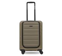 Redolz Essentials 17 4-wheel Cabin suitcase, 55 cm, with Soft-Pocket Laptop Compartment brown
