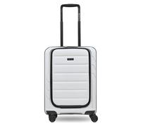 Redolz Essentials 17 4-wheel Cabin suitcase, 55 cm, with Soft-Pocket Laptop Compartment white
