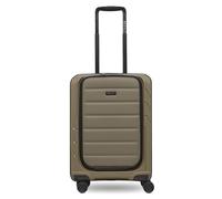 Redolz Essentials 17 4-wheel cabin trolley 55 cm soft-pocket laptop compartment brown