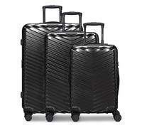Redolz Essentials 18 2.0 4 wheels Suitcase set 3-piece Expandable black