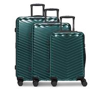 Redolz Essentials 18 2.0 4 wheels Suitcase set 3-piece Expandable green