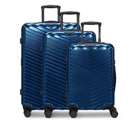 Redolz Essentials 18 4 wheels Suitcase set 3-piece Expandable blue