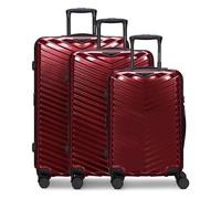 Redolz Essentials 18 4 wheels Suitcase set 3-piece Expandable red
