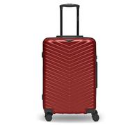 Redolz Essentials 18 4 wheels Trolley 66 cm with expansion pleat red