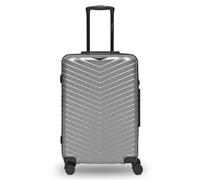 Redolz Essentials 18 4 wheels Trolley 66 cm with expansion pleat silver colored