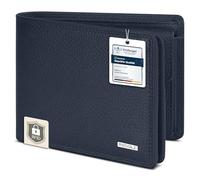 REDOLZ Leather Essentials 1, navy, Querformat (mit Klappe), Classic