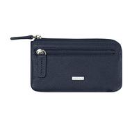 REDOLZ Leather Essentials 1, navy, Schlüsseletui (mit Reißverschluss), Classic