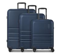 Redolz Pro ABS 4 wheels Suitcase set 3-piece Expandable blue