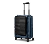 REDOLZ Small Carry-On Suitcase with Laptop Compartment | Cabin Trolley | 40 x 23 x 55 cm & Front Pocket | Ultra Lightweight Only 3.1 kg for Men & Women | 4 Double Wheels & TSA Lock (Essentials 17)