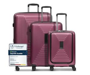 REDOLZ Stammartikel Essentials 14 Laptop Compartment, Aubergine Metallic, 3 sets, Classic