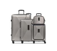 REDOLZ Stammartikel Essentials 14 Laptop Compartment, Coffee Grey Metallic, 4 sets, Classic