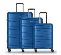 Redolz Essentials 10 3-SET 4 wheels Suitcase set 3-piece blue