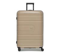 REDOLZ Essentials 11 + BC, beige, Koffer L+ (76 cm) erweiterbar, Hard shell trolley with swivel castors