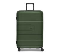 REDOLZ Essentials 11 + BC, olive, Koffer L+ (76 cm) erweiterbar, Hard shell trolley with swivel castors