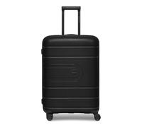 REDOLZ Essentials 11 + BC, black, Koffer M+ (66 cm) erweiterbar, Hard shell trolley with swivel castors