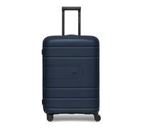 REDOLZ Essentials 11 + BC, midnightblue, Koffer M+ (66 cm) erweiterbar, Hard shell trolley with swivel castors