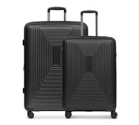 Redolz Essentials 14 4 wheels Suitcase set 2-piece Expandable black