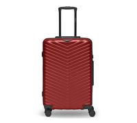 Redolz Essentials 18 4 wheels Trolley 66 cm with expansion pleat red