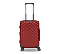 Redolz Essentials 18 4 wheels Cabin trolley 55 cm with expansion pleat red