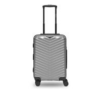 Redolz Essentials 18 4 wheels Cabin trolley 55 cm with expansion pleat silver colored