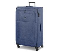REDOLZ XL Jumbo Check-in Suitcase 4 Double Wheels TSA Lock | Soft Bowl, 90 x 30 x 52 cm, 126 Litres, 4.3 kg Lightweight, Special Size, Essentials 12