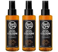 RedOne Aftershave Natural Barber Cologne Volcanic 3x150ml | Long-Lasting Men’s Cologne | Refreshing Aftershave Spray | Premium Grooming Product for Daily Use | Professional Barber Quality