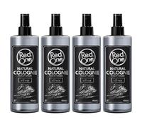 Redone Aftershave Natural Barber Spray Cologne Silver 4x 400ml | Long-lasting fragrance | Premium Grooming Product | 4 PCS
