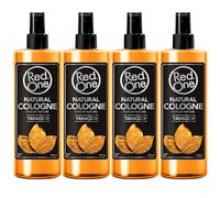 Redone Aftershave Natural Spray Barber Cologne Tabacco 4x 400ml | Long-Lasting Fragrance | Premium Men Grooming Product | 4 PCS