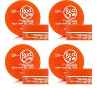Red One Full Force Aqua Hair Gel Wax Orange 150ml