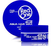 RedOne Hair Styling Aqua Wax Blue 150 ml |Strong Hold l | Hair Gel Wax | Ultra Hold | Men & Women Hair Wax | Bubblegum Scent | Maximum Control