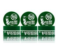 RedOne Aqua Hair Wax Olive 3x150 ml Pack | Strong Hold & Maximum Control Hair Gel Wax | Professional Barber Styling Wax for Men & Women | Salon Quality | Shiny Finish & Texturizing | 3 Pack