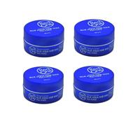 RedOne Blue Aqua Hair Wax Full Force Kit - 150ml x4, Strong Hold, Vibrant Blue