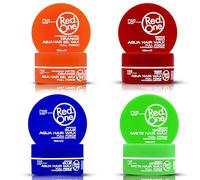 RedOne Hair Gel Wax 150ml | 1x Orange, 1x Green, 1x Blue, 1x Red | Strong Hold | Edge Control | Hair Styling Wax | 4 PCS