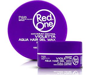 RedOne Hair Styling Aqua Wax Violetta 150ml | Strong Holding Effect | Hair Gel Wax | Ultra Hold | Lavender Scent | Men & Women Hair Wax | Maximum Control