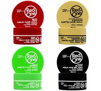 Redone Hair Styling Matte & Hair Wax Green | Red | Black | Keratin | 4x150ml | Matte Look | Shine Look | Strong Hold | Men & Women Hair Wax 4 PCS