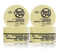 Redone Hair Styling Matte Hair Wax Keratin 150ml | Full Force | Maximum Control | No Shine | Women and Men Hair Wax | 2 PCS