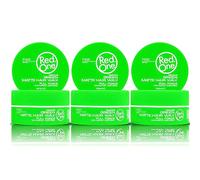 RedOne Hair Styling Matte Wax Green 3x 150 ml | Matte Look | No Shine l Wax | Ultra Hold | Men & Women Hair Wax | Coconut Scent | Maximum Control