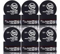 RedOne Hair Styling Wax Grey 6x150 ml | Firm Hold Hair Gel Wax | Ultra Hold & Maximum Control | Long Lasting Styling Wax for Men & Women | Mixcherry & Manol Scent | Professional Hair Wax 6 PCS