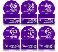 RedOne Hair Styling Wax Violetta 6 x 150ml | Strong Hold | Hair Gel Wax | Ultra Hold | Lavender Scent | Men & Women Hair Wax | Maximum Control…
